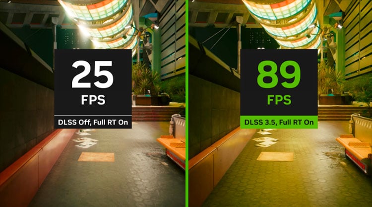 NVIDIA DLSS 3 cyperpunk banner
