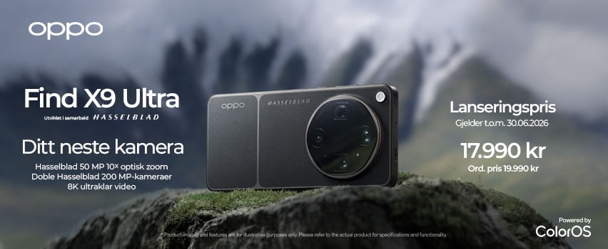 OPPO Find X9 Ultra Lanseringspris - Proshop
