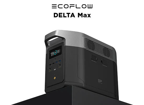 EcoFlow DELTA Max kraftstasjon – høy kapasitet til krevende apparater og nødstrøm