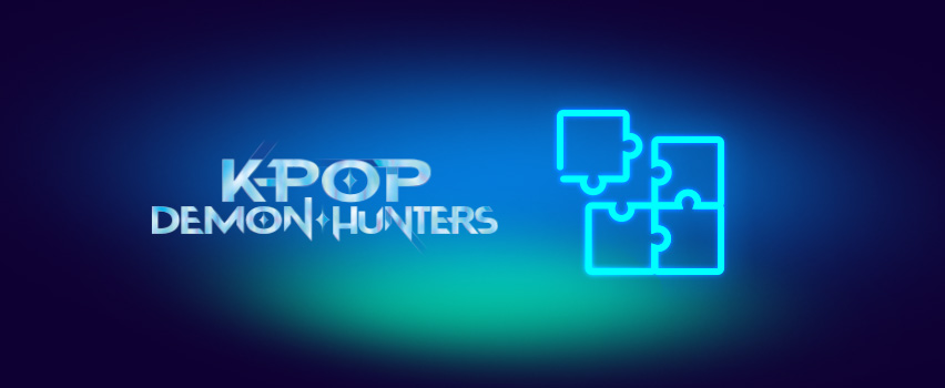 K-Pop Demon Hunters puslespill – offisielt Netflix merchandise for barn og familier