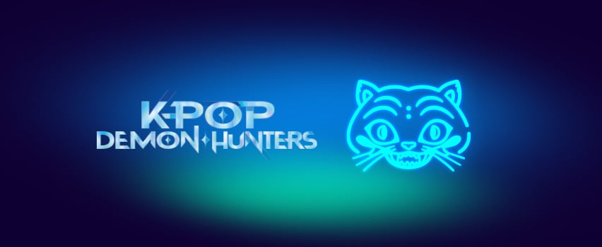 K-Pop Demon Hunters bamser og mykt leketøy – offisielt Netflix merchandise med ikonisk kattekarakter