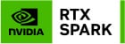 NVIDIA RTX Spark-logo i grønt og hvitt